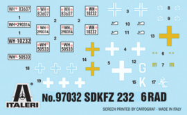 Italeri | 97032 | Sd.Kfz. 232 6-Rad | 1:72