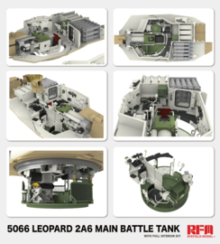 RFM | 5066 | Leopard 2A6 Main Battle Tank with Full Interior | 1:35