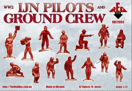 RedBox | 72053 | Japanese Navy pilots and ground crew | 1:72