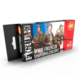 AK | 11633 | WWII French Uniform Colors
