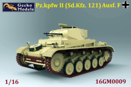 Gecko | 16GM0009 | Pz.Kpfw II (Sd.Kfz.121) Ausf.F | 1:16