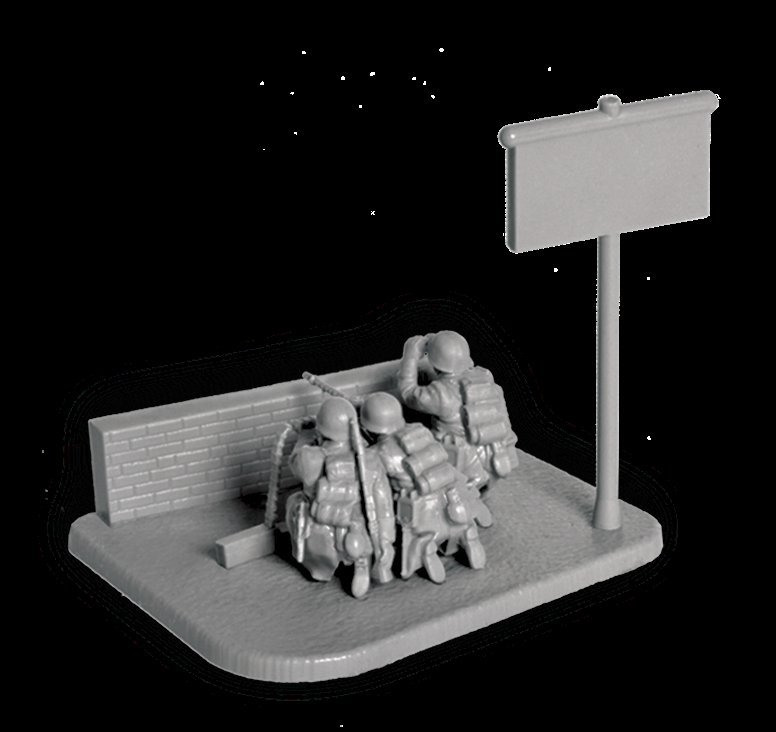 Zvezda | 6210 | German MG34 team winter uniform | 1:72