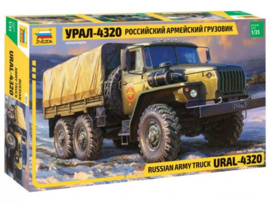 Zvezda | 3654 | Ural-4320 Russian Army Truck | 1:35