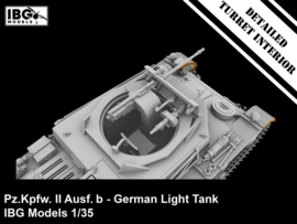 IBG | 35079 | Pz.Kpfw. II Ausf. b German Light Tank | 1:35