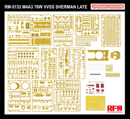 RFM | 5133 | M4A3 Sherman 76W VVSS Late (upgrade) | 1:35