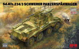RFM | 5134 | Sd.Kfz. 234/3 Schwerer Panzerspähwagen 7.5cm Stummel | 1:35