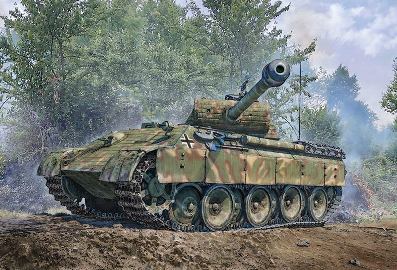 Italeri | 7018 | Sd.Kfz. 171 Pz.Kpfw. V Panther Ausf. A | 1:72