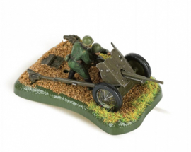 Zvezda | 6112 | Soviet 45mm AT-gun with Crew | 1:72