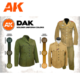 AK | 11628 | Dak Soldiers Uniform Colors