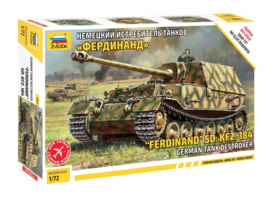 Zvezda | 5041 | Sd.Kfz. 184 Ferdinand - German Tank Destroyer | 1:72