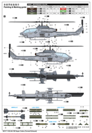 Trumpeter | 05117 | AH-1W "Super Cobra" helicopter (Turned Exhaust) | 1:35