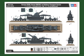 Karl-Geraet 040/041 on Railway Transport carrier