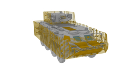 IBG | 72118 | BTR-4E Ukrainian APC with slat armor | 1:72