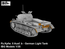 IBG | 35079 | Pz.Kpfw. II Ausf. b German Light Tank | 1:35