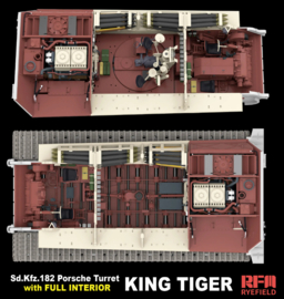 RFM | 5165 | King Tiger Porsche Turret with Crane - FULL INTERIOR | 1:35
