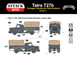 Attack | 72994 | Tatra 27b Holzgas Deutsche Reichsbahn | 1:72