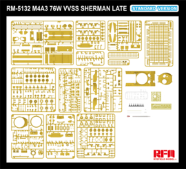 RFM | 5132 | M4A3 Sherman 76W VVSS Late (standard) | 1:35