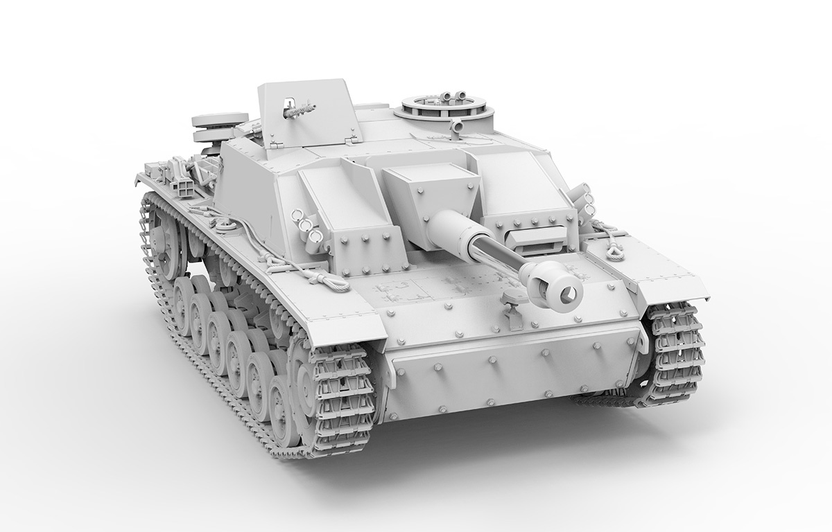 Border model | BT-045 | Sturmhaubitze 42 Ausf.G early w/ full interior | 1:35