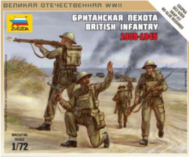 Zvezda | 6166 | British infantry 1939-45 | 1:72