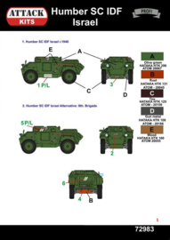 Attack | 72983 | Humber SC IDF 1948 Arab-Israeli War | 1:72