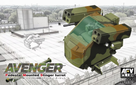 AFV Club | 35363 | Avenger Pedestal Mounted Stinger turret | 1:35