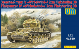 UM | 560 | Flakpanzer IV Wirbelwind 2cm flakvierling 38 | 1:72