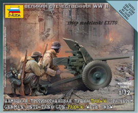 Zvezda | 6114 | Pak-36 and crew | 1:72