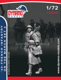Dynamo | 72010 | French Infantry On The March 4 | 1:72