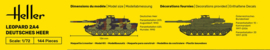 Heller | 30800 | Leopard 2A4 - Deutsches Heer | 1:72