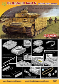 Dragon | 7407 | Pz.Kpfw. III Ausf. N w/side-skirt Armor | 1:72