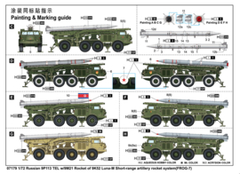 Trumpeter | 07179 | Russian 9P113 TEL w/9M21 Rocket of 9K52 Luna-M | 1:72