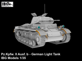 IBG | 35079 | Pz.Kpfw. II Ausf. b German Light Tank | 1:35
