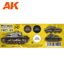 AK | 11645 | German Standard Colors 1937-43 3G
