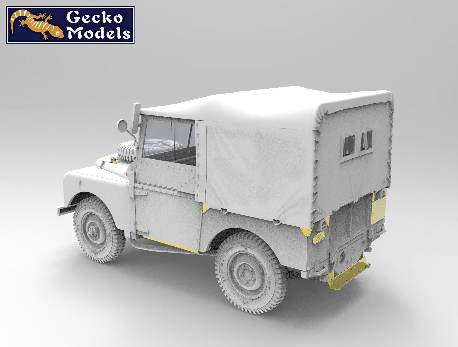 Gecko | 35GM0062 | British FV18001 Mk. 1 80in 4x4 Utility Vehicle w/Canvas Roof Top | 1:35