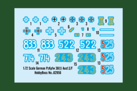 HobbyBoss | 82956 | Pz,Kpfw. 38(t) | 1:72