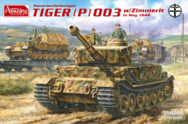 Amusing Hobby | 35A059 | Tiger (P) 003 w/Zimmerit | 1:35