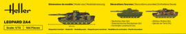 Heller | 30800 | Leopard 2A4 | 1:72