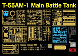 RFM | 5147 | T-55AM-1 Main Battle Tank w/ workable tracks | 1:35