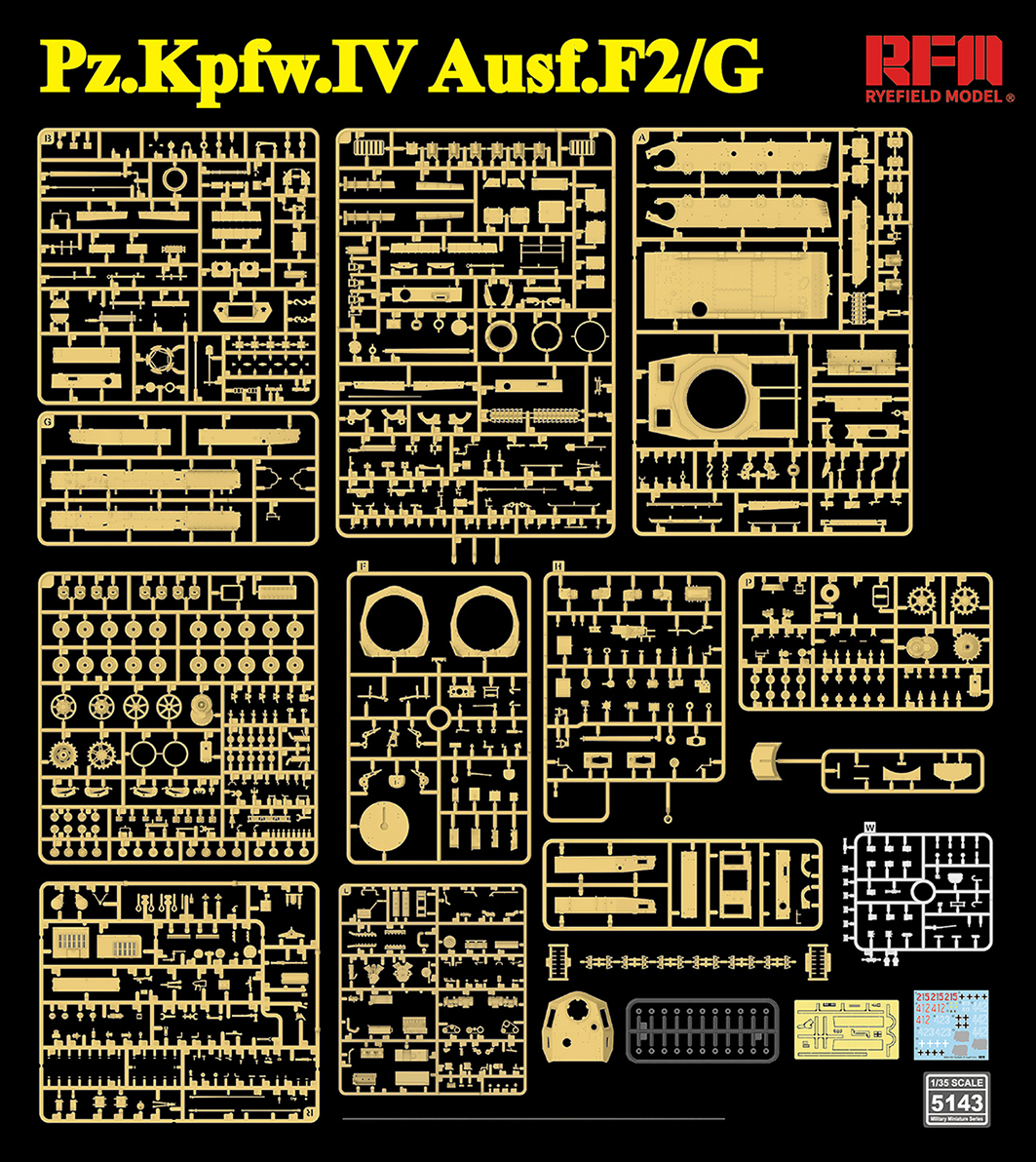 RFM | 5143 | Sd.Kfz.161/1 Panzerkampfwagen IV Ausf. F2/G | 1:35