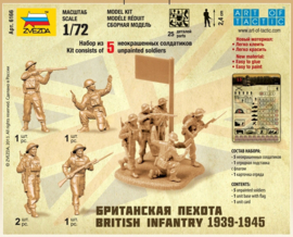 Zvezda | 6166 | British Infantry 1939-45 | 1:72