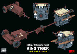 RFM | 5165 | King Tiger Porsche Turret with Crane - FULL INTERIOR | 1:35