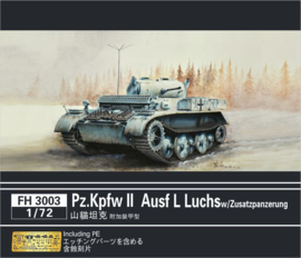 FlyHawk | FH3003 | Pz.Kpfw. II Ausf. L Luchs w/ Zusatzpanzerung | 1:72