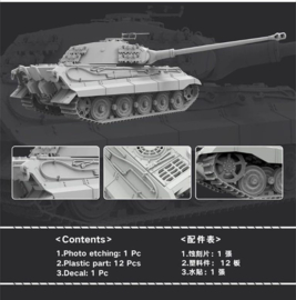 FlyHawk | FH3020 | Pz.Kpfw.VI Ausf.B Konigstiger original turret | 1:72