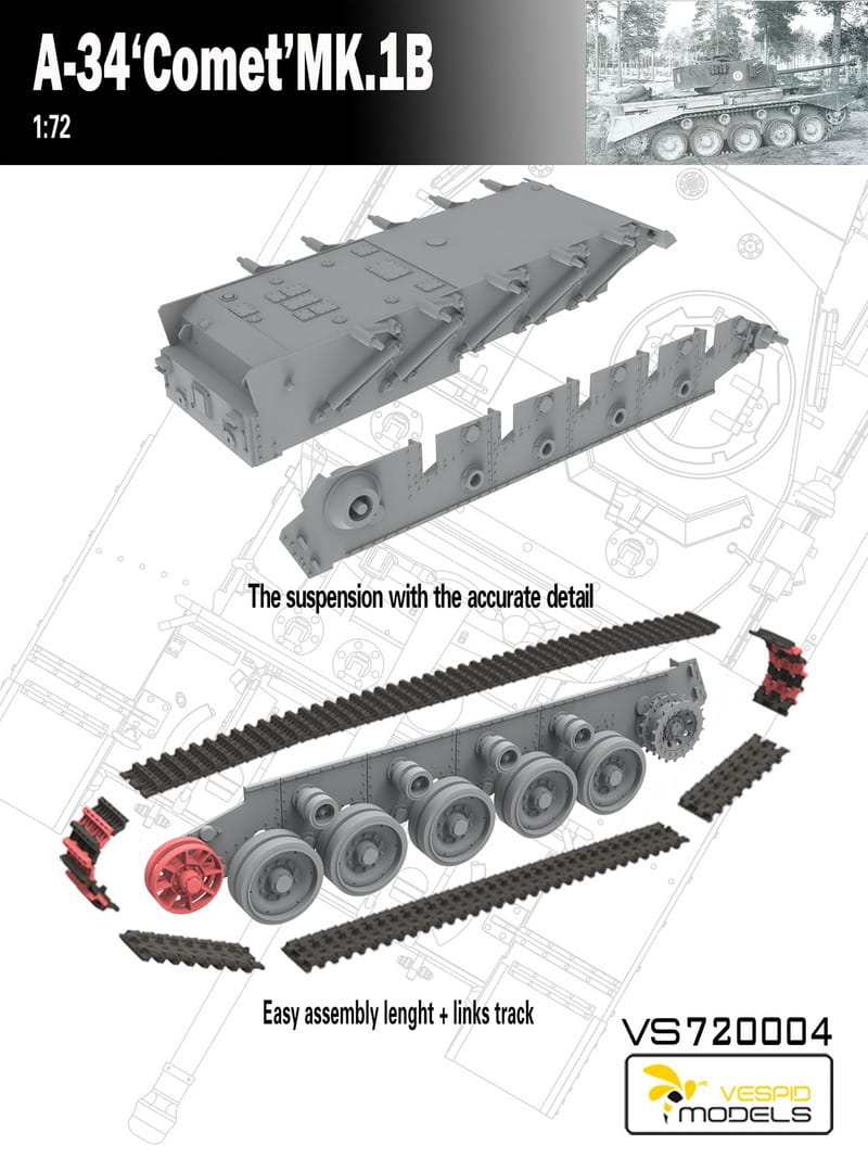 Vespid | 720004 | A-34 Comet Mk.IB | 1:72