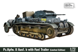 IBG | 72166 | Pz.Kpfw. II Ausf. b with Fuel Trailer (Limited Edition) | 1:72