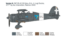 Italeri | 1485 | Fiat CR.42 CN Falco Night Fighter | 1:72