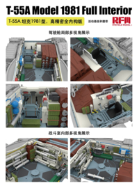 RFM | 5155 | T-55A Medium Tank Full Interior Kit | 1:35