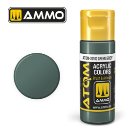 AMMO | 20100 | ATOM COLOR Green Grey