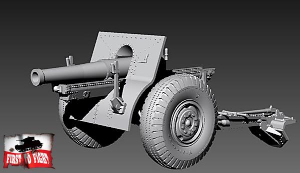 FTF | 098 | Heavy howitzer 155mm M1917 A4 | 1:72