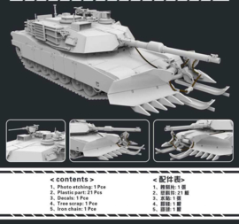 Flyhawk | fh3301 | M1A2 SEP with Mine Clearing Blade System | 1:72